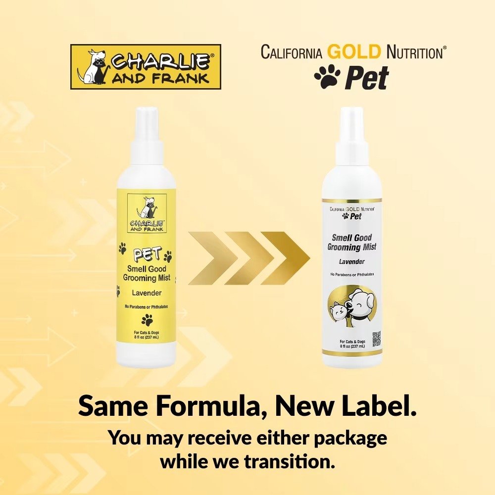 pet smell good grooming mist, cães e gatos, lavanda, 237 ml (8 fl oz) california gold nutrition pet smell good grooming mist, cães e gatos, lavanda, 237 ml (8 fl oz) california gold nutrition